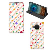 Nokia X20 | X10 | Hoesje met Magneet | Dots