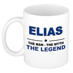 Elias The man, The myth the legend collega kado mokken/bekers 300 ml