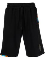 Marcelo Burlon County of Milan short de sport Stitch Cross - Noir