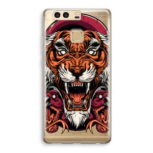 Tiger and Rattlesnakes: Huawei P9 Transparant Hoesje