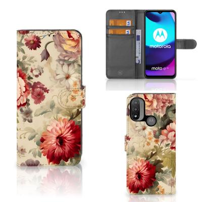 Hoesje voor Motorola Moto E20 | E30 | E40 Bloemen Hoesje voor Motorola Moto E20 | E30 | E40 Bloemen