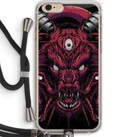 Hell Hound and Serpents: iPhone 6 PLUS / 6S PLUS Transparant Hoesje met koord