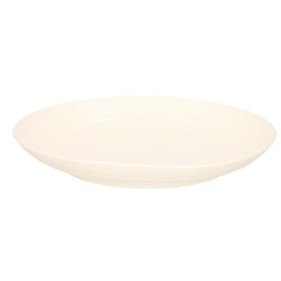 Plasticforte Rond bord/camping bord - D25 cm - ivoor wit - kunststof