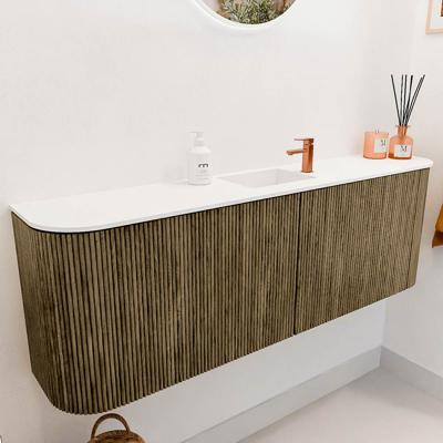 Toiletmeubel Mondiaz Joya | 123.2 cm | Meubelkleur Dusk | Faye wastafel Talc Midden | 1 kraangat Toiletmeubel Mondiaz Joya | 123.2 cm | Meubelkleur Dusk | Faye wastafel Talc Midden | 1 kraangat