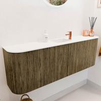 Toiletmeubel Mondiaz Joya | 123.2 cm | Meubelkleur Dusk | Faye wastafel Talc Midden | 1 kraangat Toiletmeubel Mondiaz Joya | 123.2 cm | Meubelkleur Dusk | Faye wastafel Talc Midden | 1 kraangat