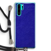 Majorelle Blue: Huawei P30 Pro Transparant Hoesje met koord Majorelle Blue: Huawei P30 Pro Transparant Hoesje met koord