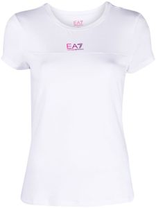 Ea7 Emporio Armani t-shirt à logo imprimé - Blanc