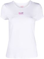 Ea7 Emporio Armani t-shirt à logo imprimé - Blanc