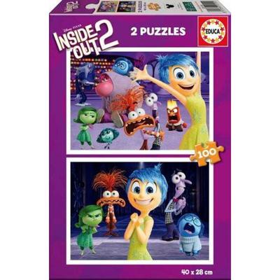 Puzzel Educa Inside Out 2 2 x 100 Onderdelen