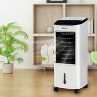 4 in 1 Mobiele Airconditioner Luchtkoeler Ventilator Luchtreiniger Luchtbevochtiger Airconditioner Draagbare Verdampingskoeler Wit 4 in 1 Mobiele Airconditioner Luchtkoeler Ventilator Luchtreiniger Luchtbevochtiger Airconditioner Draagbare Verdampingskoeler Wit