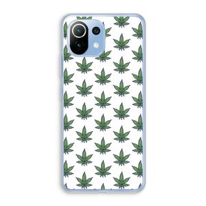Weed: Xiaomi Mi 11 Lite Transparant Hoesje