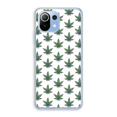 Weed: Xiaomi Mi 11 Lite Transparant Hoesje
