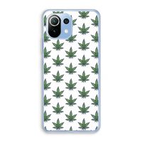 Weed: Xiaomi Mi 11 Lite Transparant Hoesje