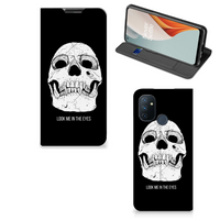 Mobiel BookCase OnePlus Nord N100 Skull Eyes - thumbnail