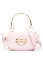 Love Moschino sac à main à plaque logo - Rose - thumbnail