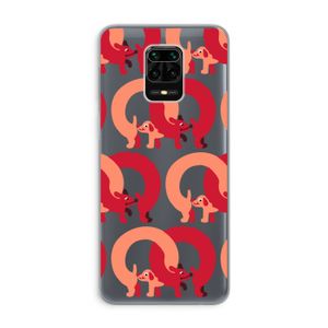 Dogs: Xiaomi Redmi Note 9 Pro Transparant Hoesje