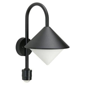 Albert Buitenlamp zwart bewegingssensor Triangle met sensor zwart 660646