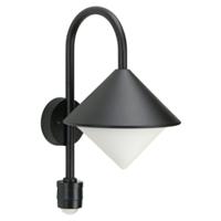 Albert Buitenlamp zwart bewegingssensor Triangle met sensor zwart 660646 - thumbnail