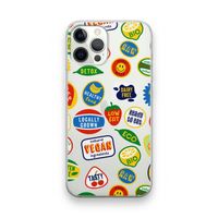 Fruitsticker: iPhone 12 Pro Transparant Hoesje