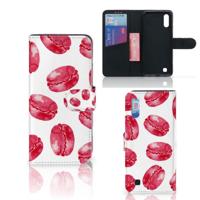 Samsung Galaxy M10 | Book Cover | Pink Macarons