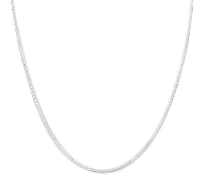 TFT Zilveren Ketting Plat 2,0 mm 40 + 4 cm
