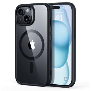 iPhone 15 Plus Classic Hybrid Case (HaloLock) Clear Black