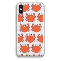 Krab: iPhone X Transparant Hoesje
