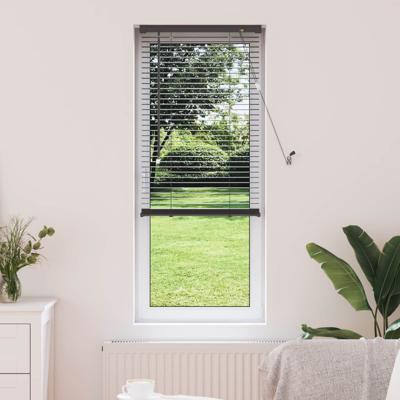 VidaXL Venetiaanse blind verstelbaar zilvergrijs 150 x 50 cm pvc