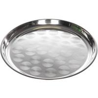 Cosy & Trendy Dienblad - RVS - rond - 36 cm - zilver