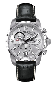 Horlogeband Certina C0016391603700 / C610014940 Leder Zwart 21mm