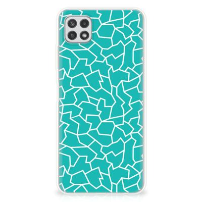 Samsung Galaxy A22 5G | Hoesje maken | Cracks Blue