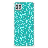 Samsung Galaxy A22 5G | Hoesje maken | Cracks Blue