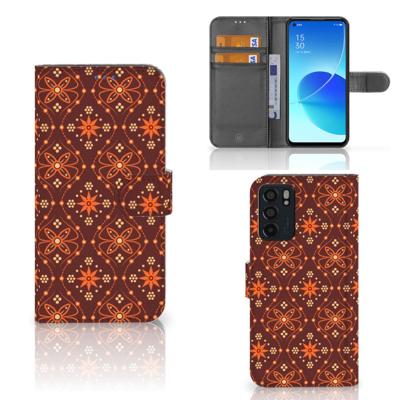 OPPO Reno6 5G | Telefoon Hoesje | Batik Brown