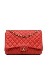 CHANEL Pre-Owned sac porté épaule Maxi Classic Flap (2009-2010) - Orange - thumbnail