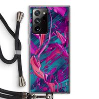 Pink Clouds: Samsung Galaxy Note 20 Ultra / Note 20 Ultra 5G Transparant Hoesje met koord