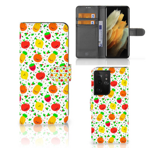 Samsung Galaxy S21 Ultra Book Cover Fruits