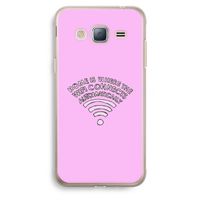 Home Is Where The Wifi Is: Samsung Galaxy J3 (2016) Transparant Hoesje