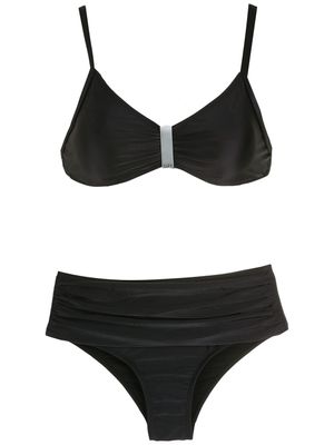 Lygia & Nanny bikini Anne à fronces - Noir