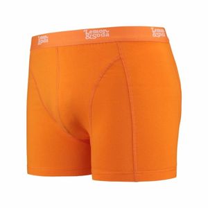 Stretch boxershort fel oranje Lemon and Soda voor heren 2XL  -