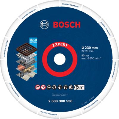 Bosch Accessoires Expert Diamond Metal Wheel grote doorslijpschijf 230 x 22,23 mm - 1 stuk(s) - 2608900536