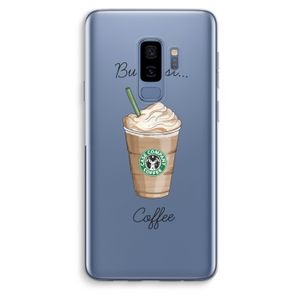 But first coffee: Samsung Galaxy S9 Plus Transparant Hoesje