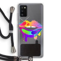Lip Palette: Samsung Galaxy A41 Transparant Hoesje met koord