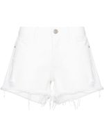 FRAME short en jean Le Grand Garcon à effet usé - Blanc FRAME short en jean Le Grand Garcon à effet usé - Blanc