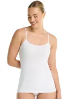 Ondergoed dames hemden - Spaghetti top - 32287 - Onderhemden met smalle bandjes - Biologisch katoen
