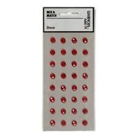 Creativ Company Strasstenen rood, 32st.