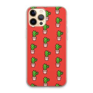 Mini cactus: iPhone 13 Pro Max Transparant Hoesje