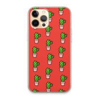 Mini cactus: iPhone 13 Pro Max Transparant Hoesje