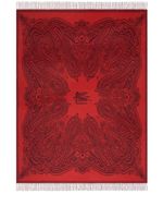 ETRO HOME couverture à motif en jacquard - Rouge