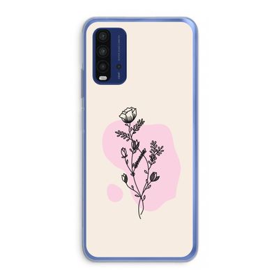Roses are red: Xiaomi Redmi 9T Transparant Hoesje