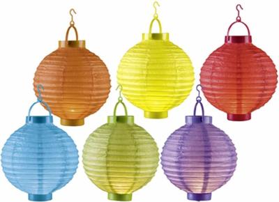 Pro Garden Paper light lantern with ribbed wireless